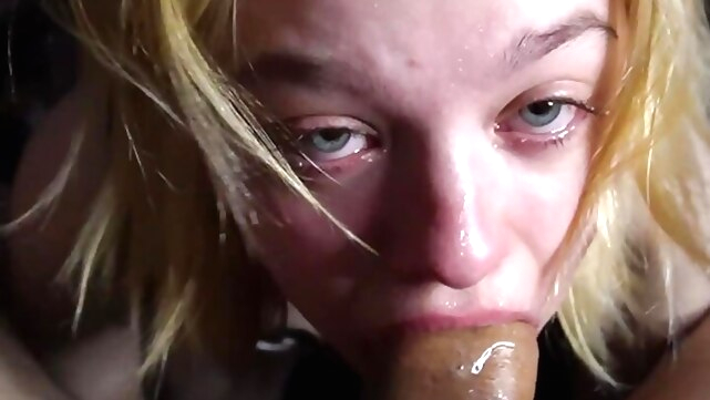 I'm crying but I'm sucking, extreme deepthroat with slapping and spit on face xxx amateur video